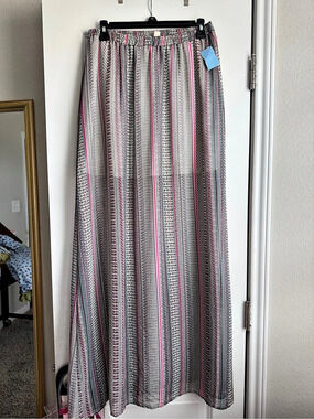 Tribal Print Maxi Skirt Size Medium